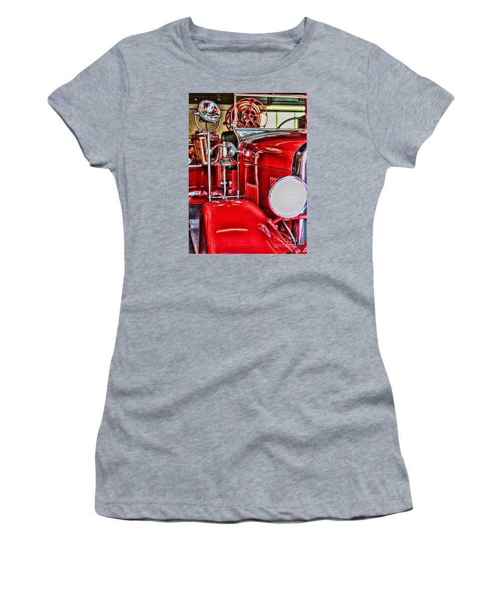 Firehouse Women's T-Shirt featuring the photograph Ready For The Ring By Diana Sainz by Diana Raquel Sainz