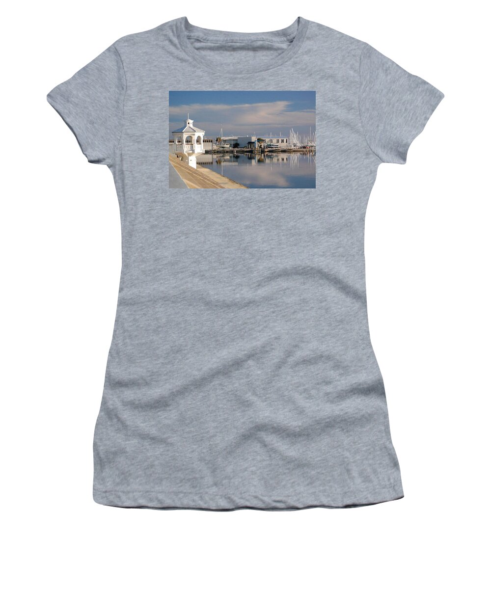 Cloud Women's T-Shirt featuring the photograph Reflection by Leticia Latocki