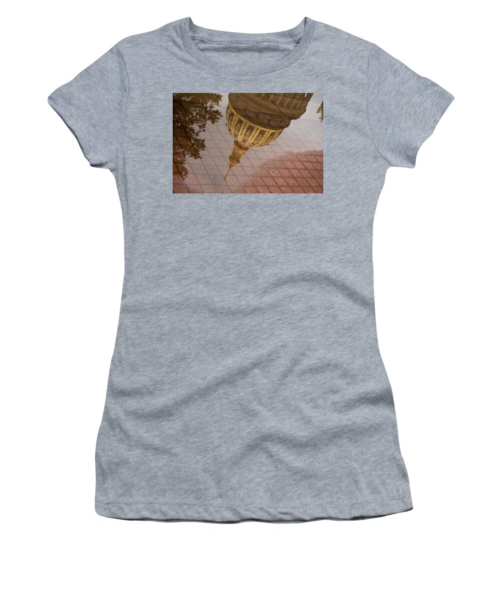 West Virginia Women's T-Shirt featuring the photograph reflection of WV by Shane Holsclaw