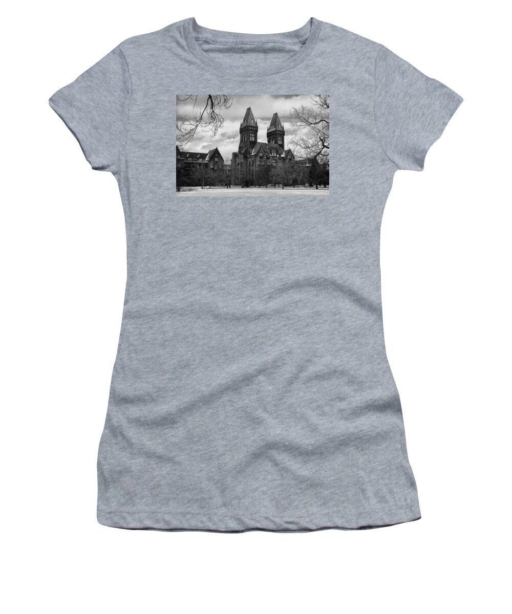 Architecture Women's T-Shirt featuring the photograph Richardson Complex 4012 by Guy Whiteley