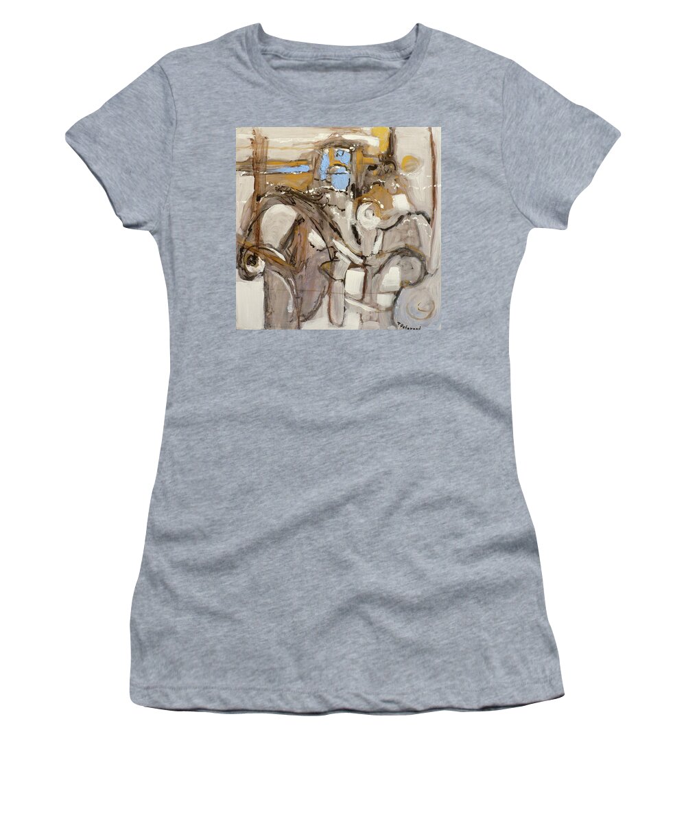 Painting Women's T-Shirt featuring the painting Rios by Todd Peterson