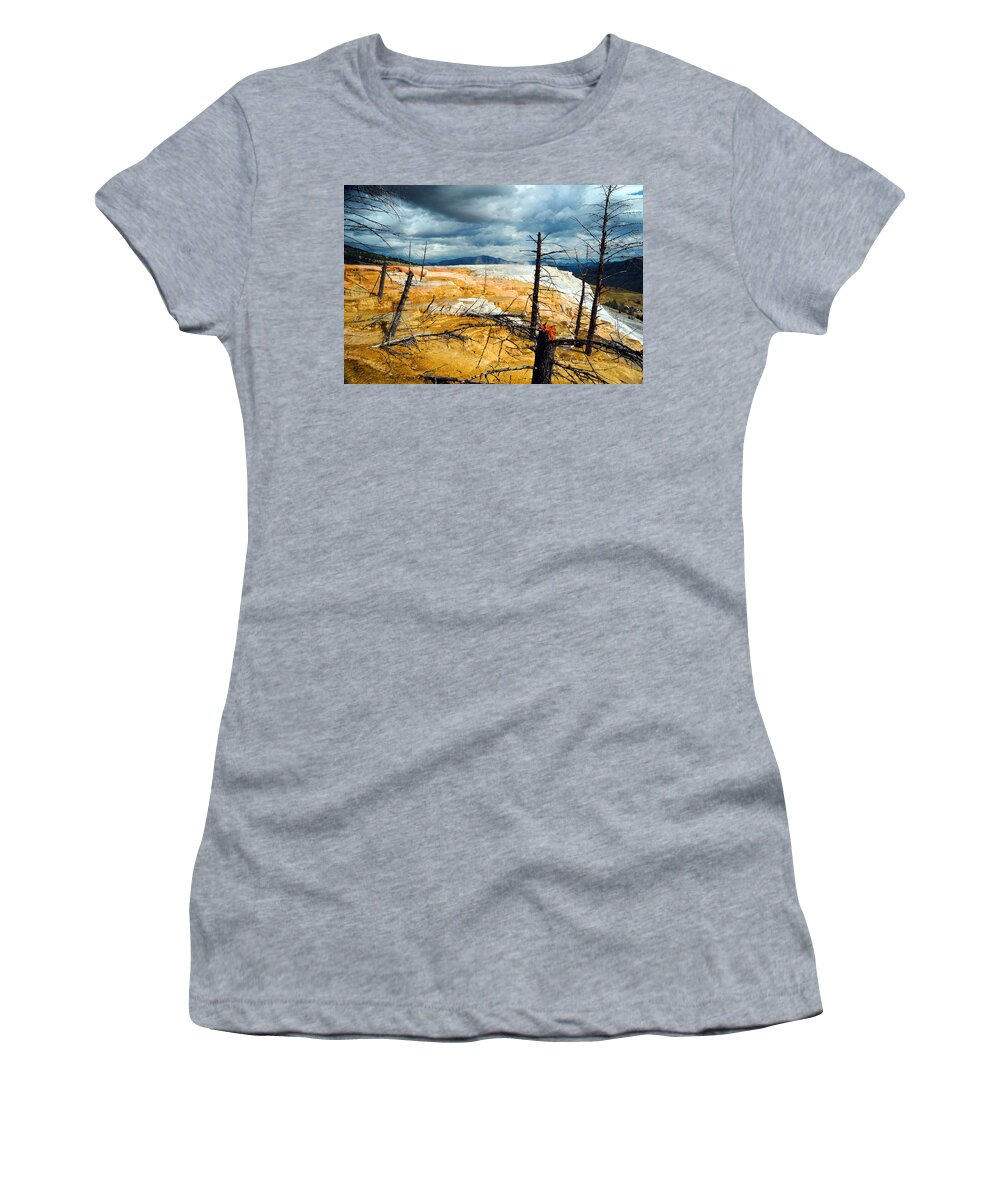 United States Women's T-Shirt featuring the photograph Rising Heat by Richard Gehlbach