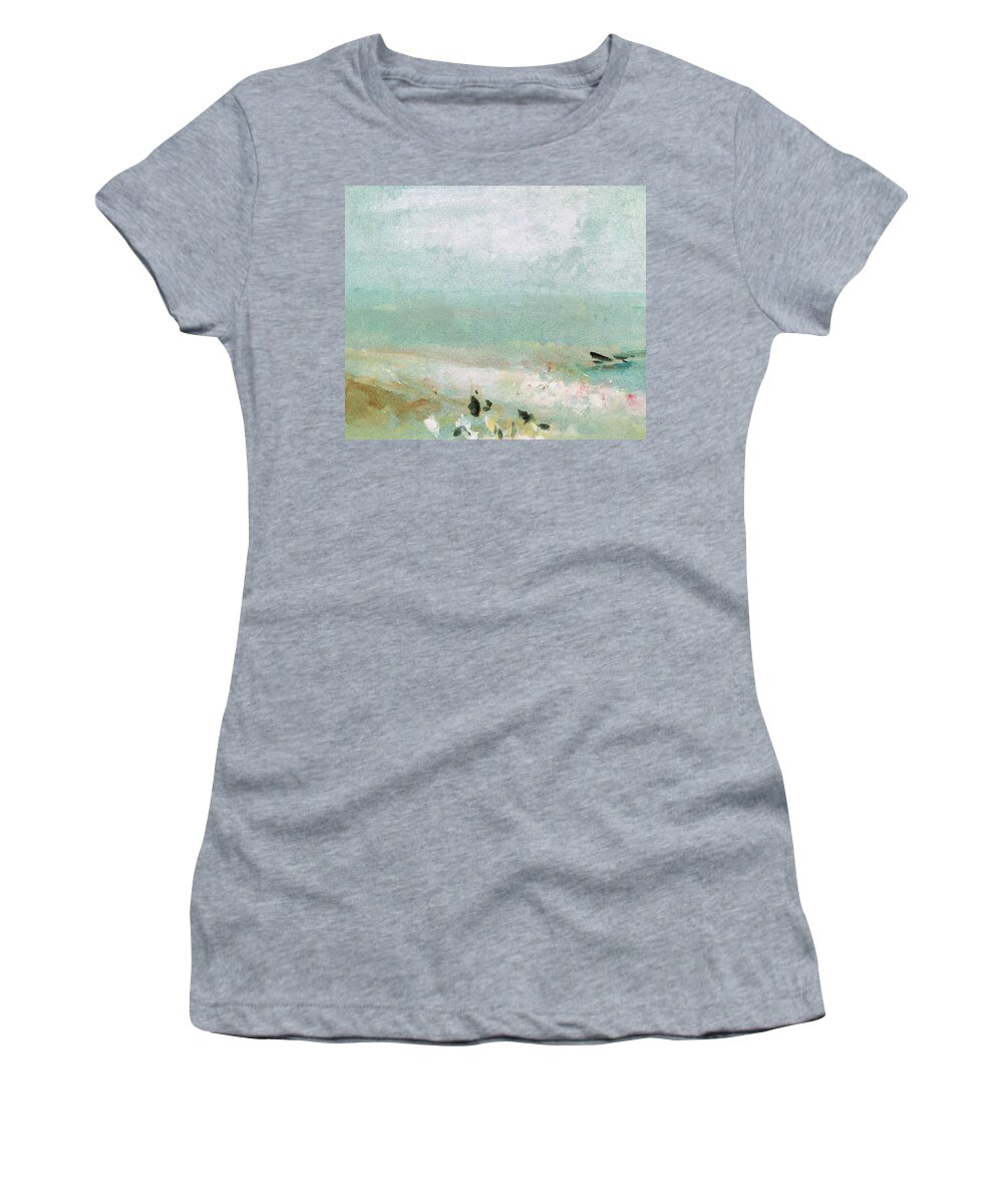 Water Women's T-Shirt featuring the painting River bank by Joseph Mallord William Turner