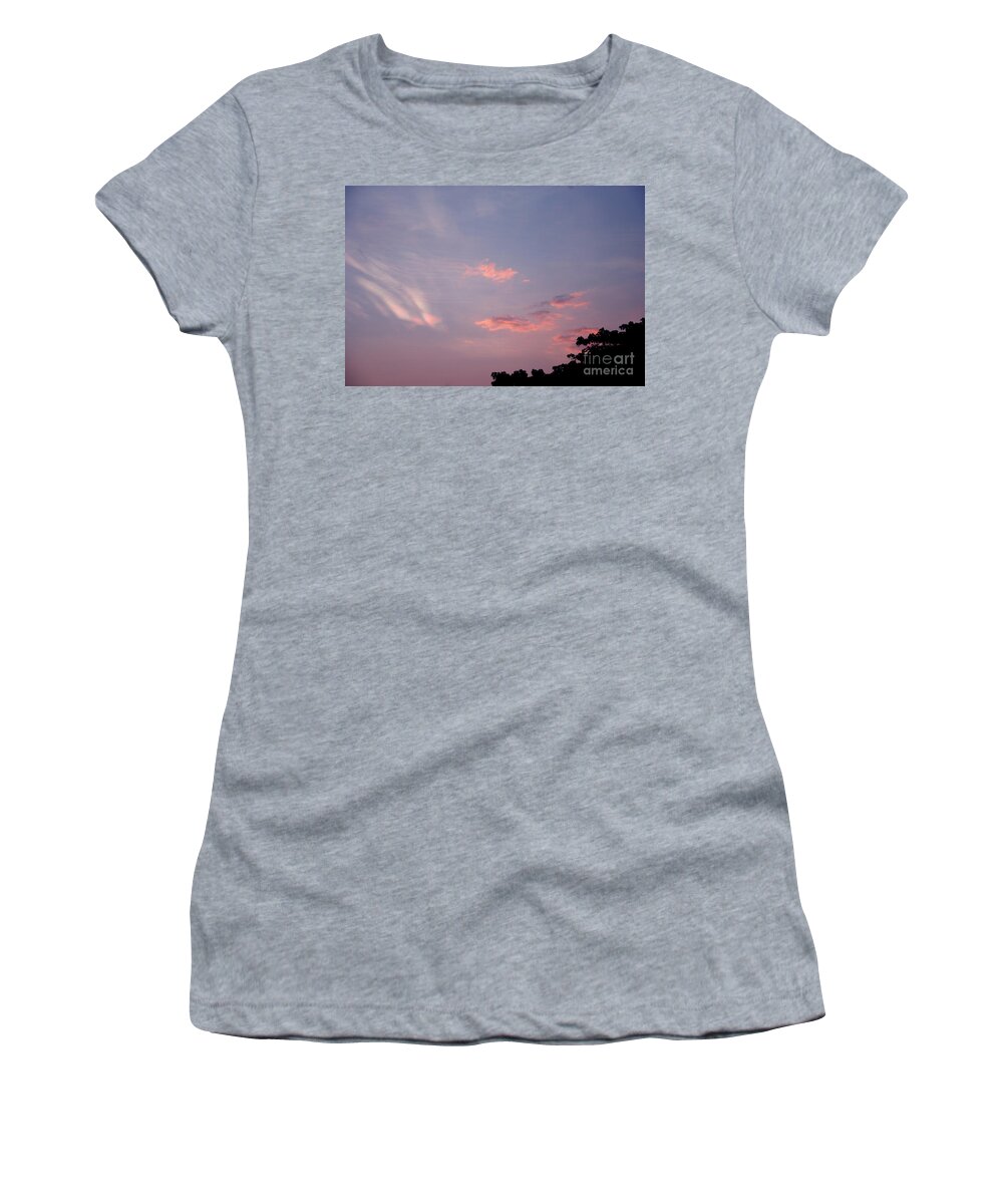 Sky Women's T-Shirt featuring the photograph Romantic sky by Kiran Joshi