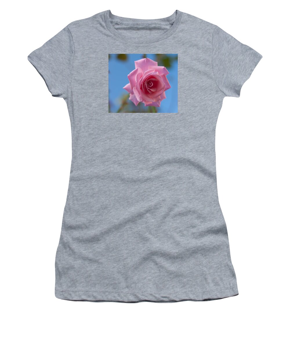 Flowers Women's T-Shirt featuring the photograph Roses in the Sky by Miguel Winterpacht