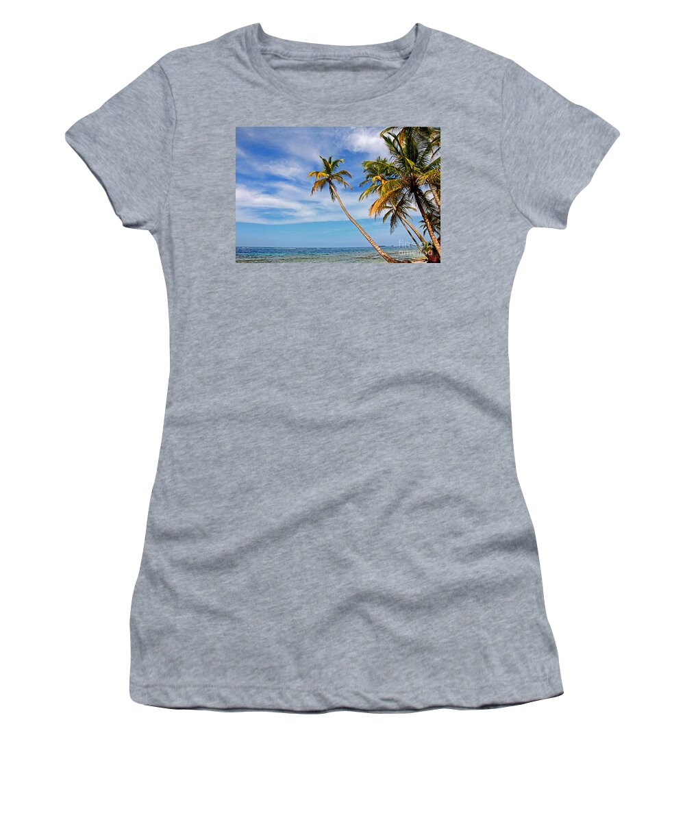 Panama Women's T-Shirt featuring the photograph San Blas Dreaming by Bob Hislop