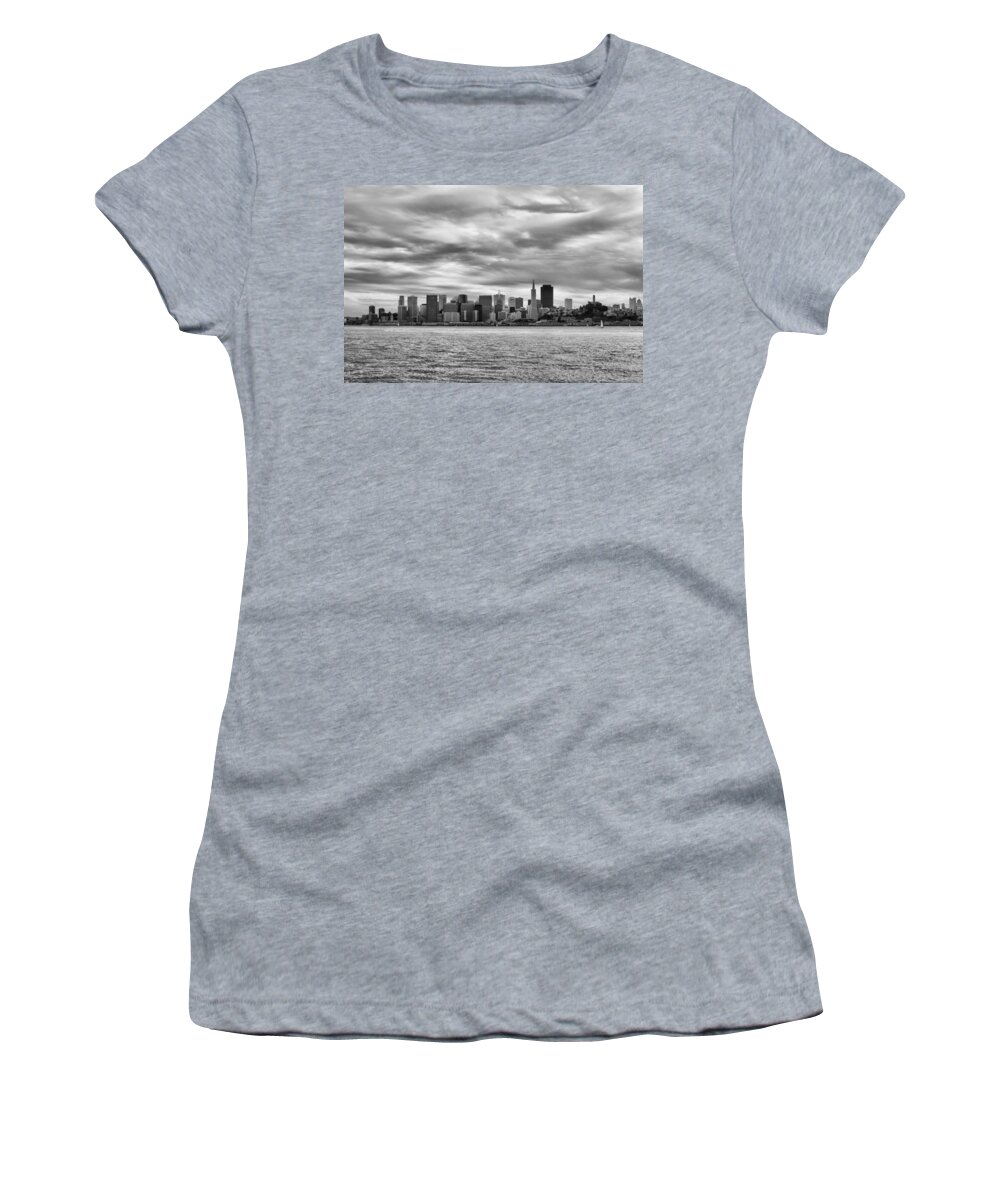 San Francisco Women's T-Shirt featuring the photograph San Francisco Bay by Spencer Hughes
