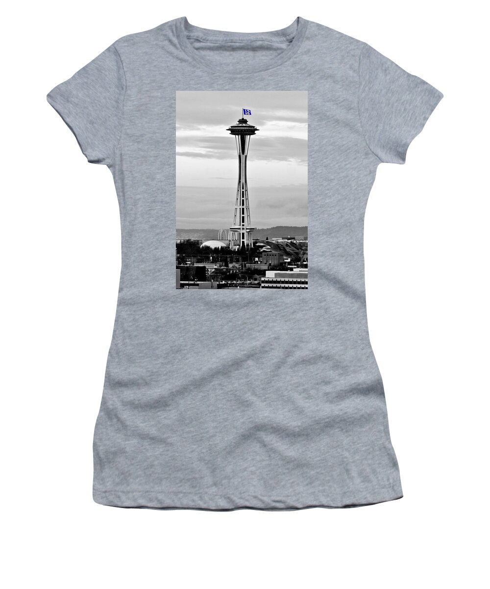 Seattle Women's T-Shirt featuring the photograph Seahawk Pride by Benjamin Yeager