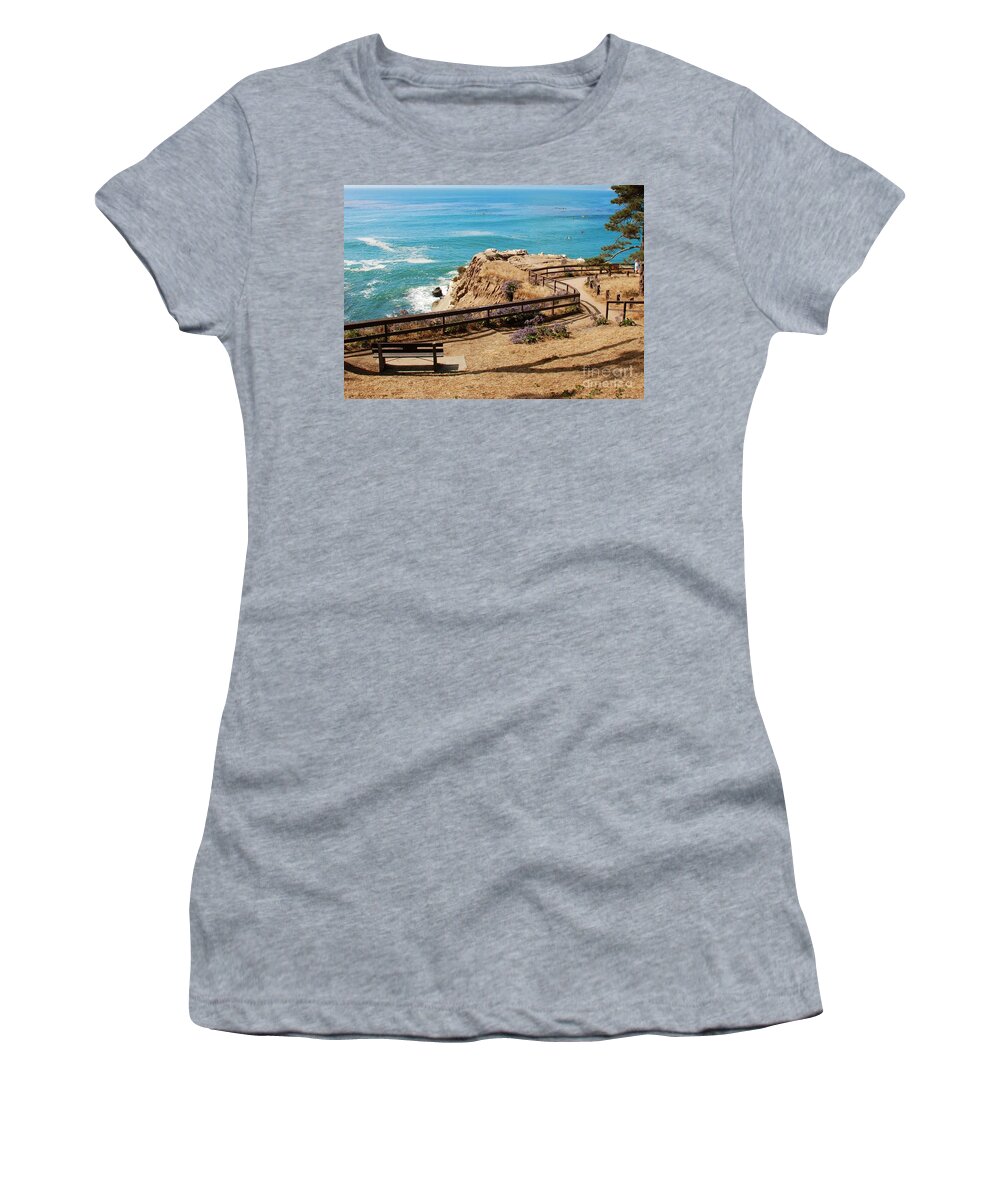Claudia's Art Dream Women's T-Shirt featuring the photograph A Place to Relax by Claudia Ellis