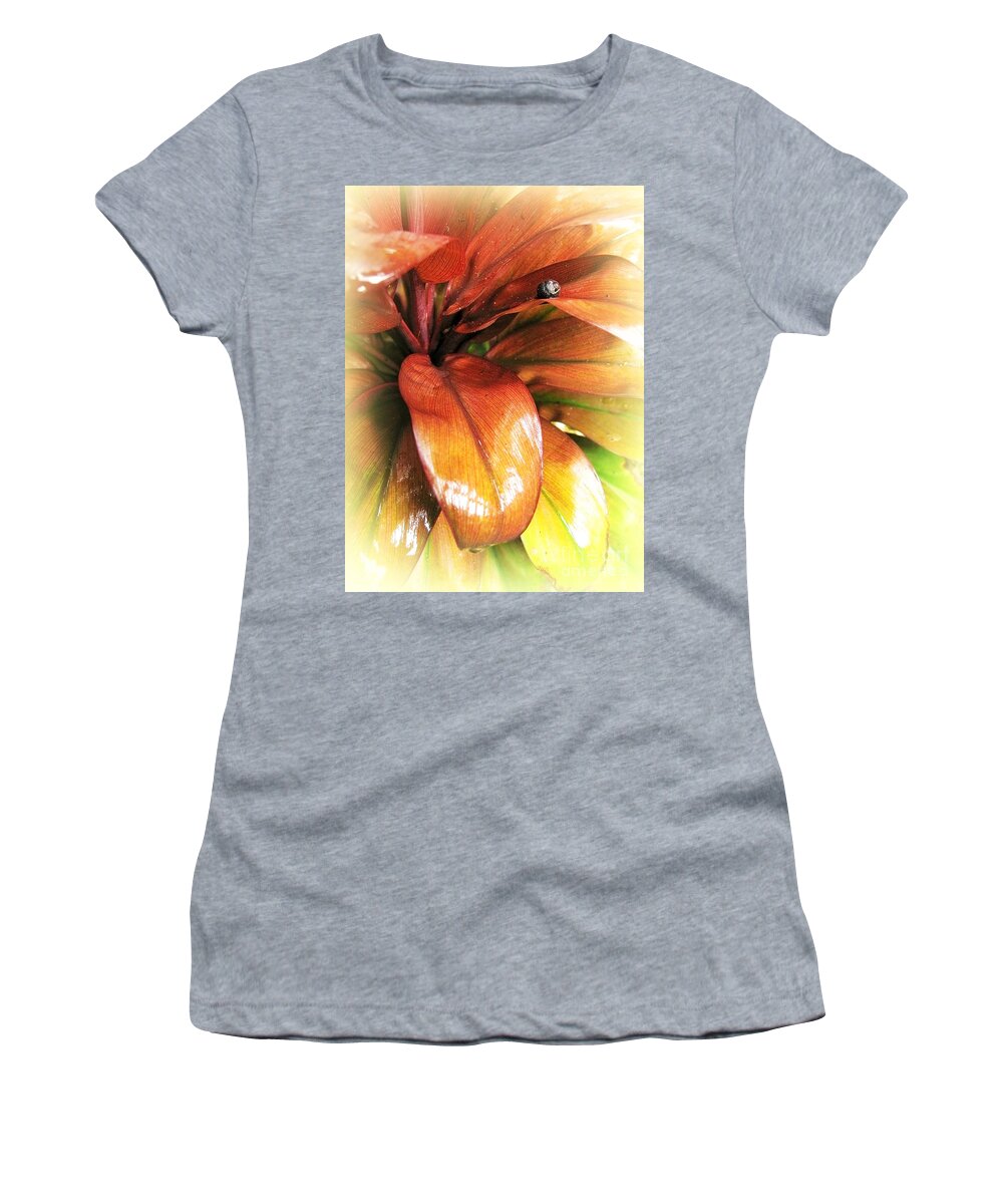 Tropical Women's T-Shirt featuring the photograph Shapes of Hawaii 6 by Ellen Cotton