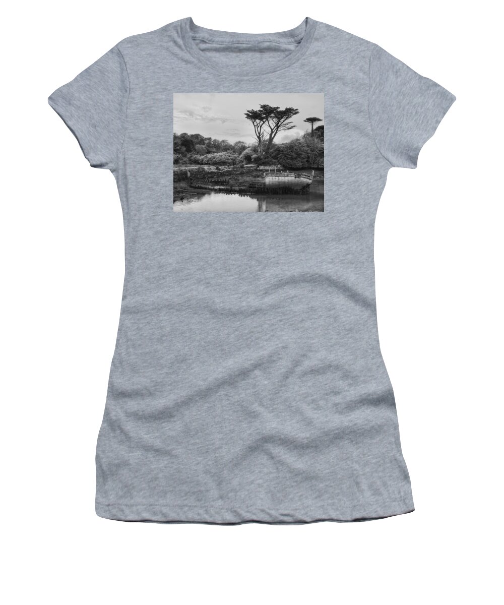 Shipwreck Women's T-Shirt featuring the photograph Shipwreck by Hugh Smith