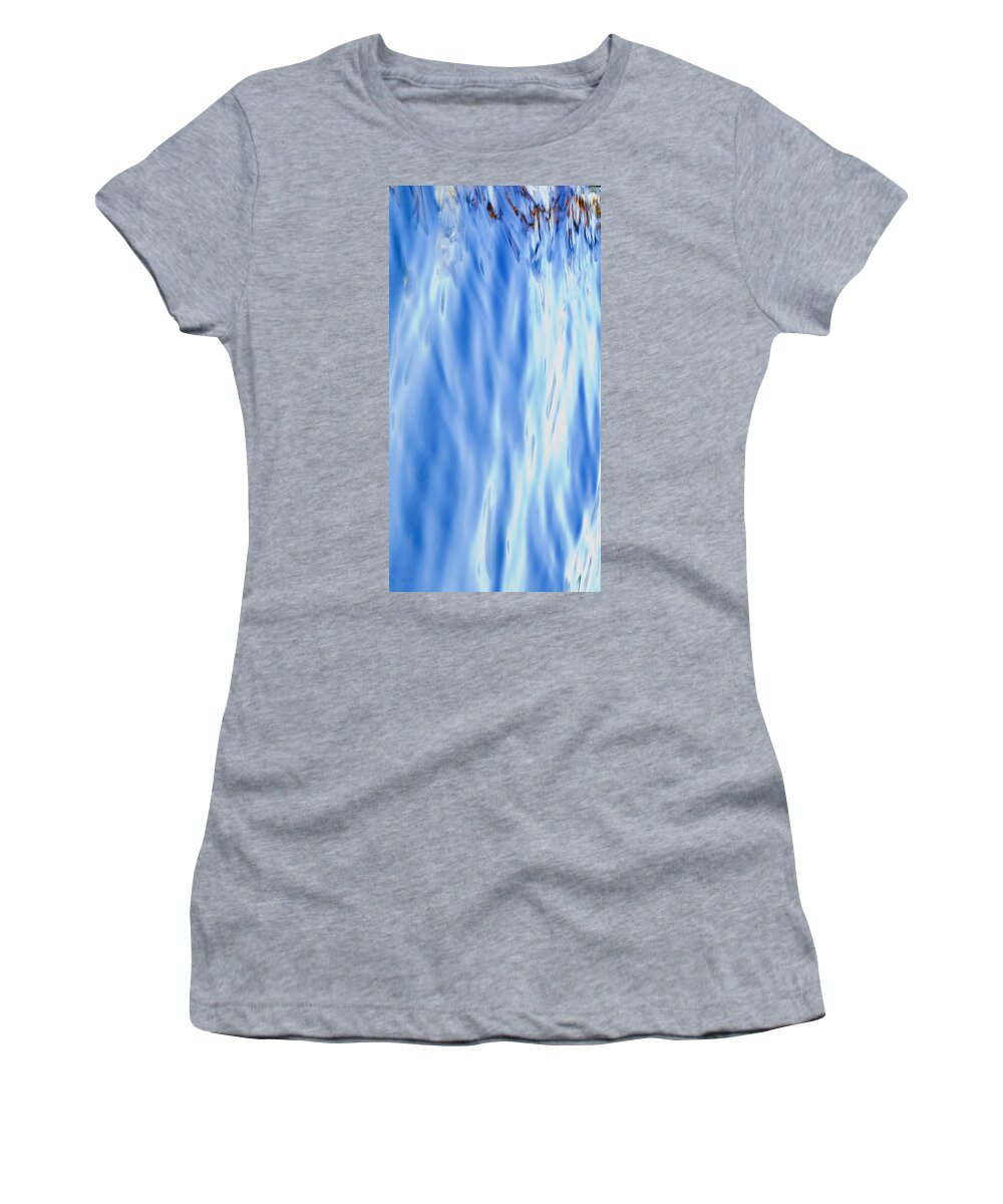 Abstract Women's T-Shirt featuring the photograph Silk by Theresa Tahara