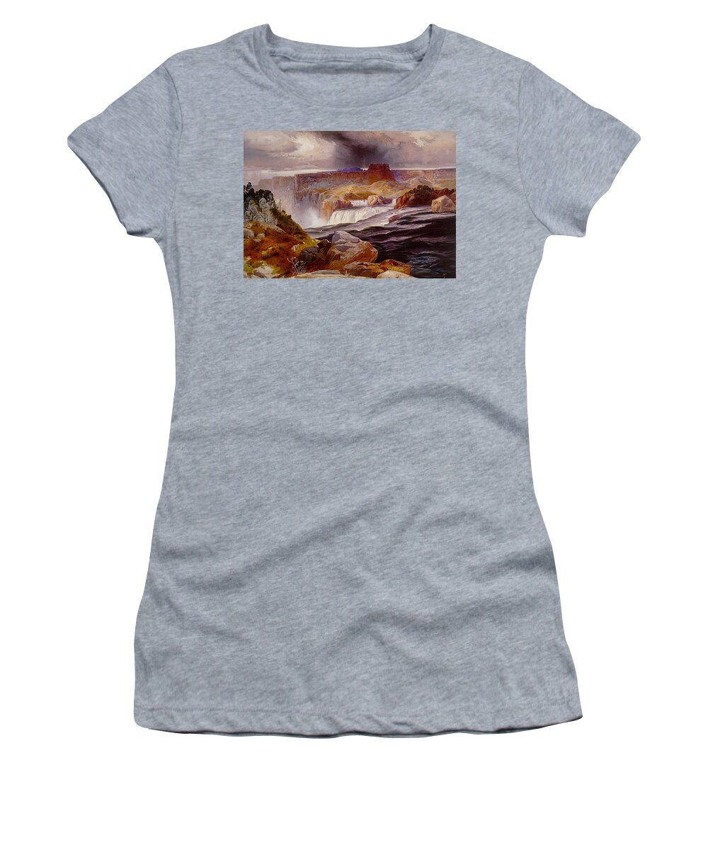 Unknown Women's T-Shirt featuring the photograph Snake River Idaho 1876 by Unknown
