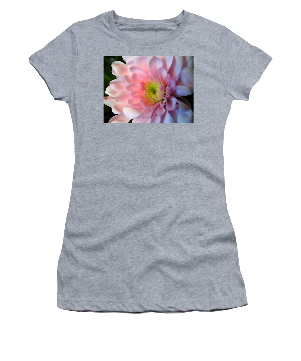 Flower Women's T-Shirt featuring the photograph Soft Petals by David T Wilkinson