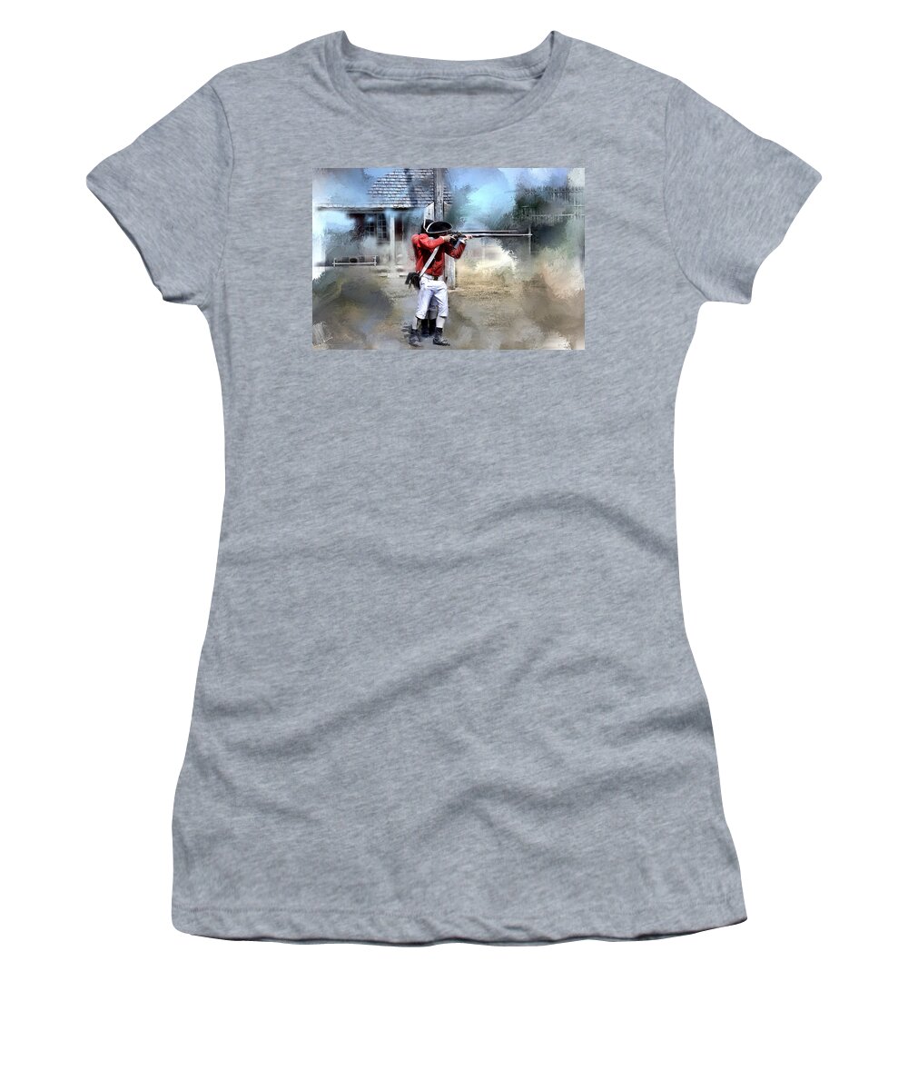 Evie Women's T-Shirt featuring the photograph Soldiers of the King by Evie Carrier