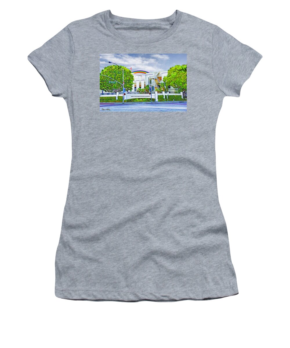 Wizard Of Oz Women's T-Shirt featuring the photograph Sony Studios by Chuck Staley