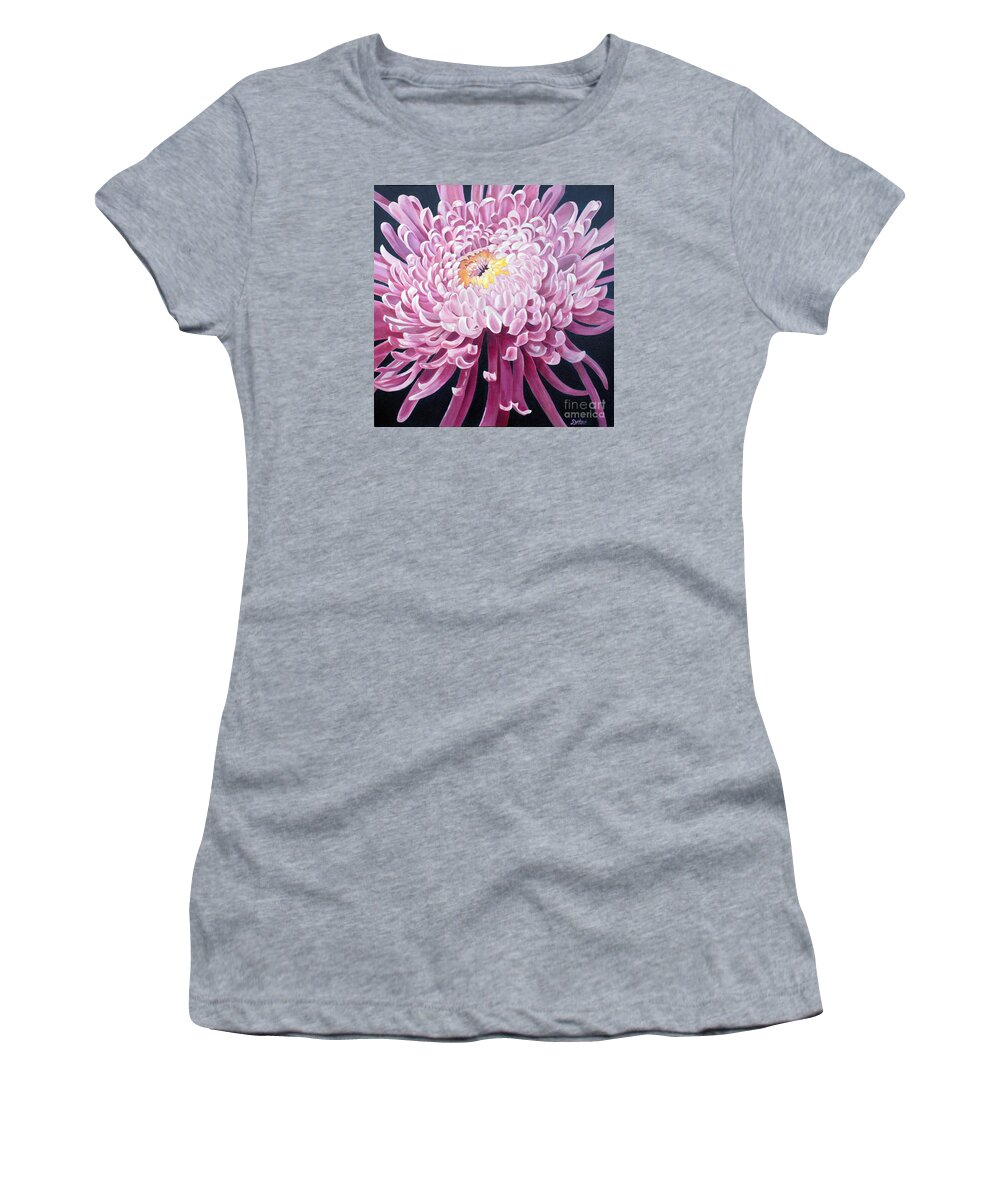 Nature Women's T-Shirt featuring the painting Spider Mum by Debbie Hart