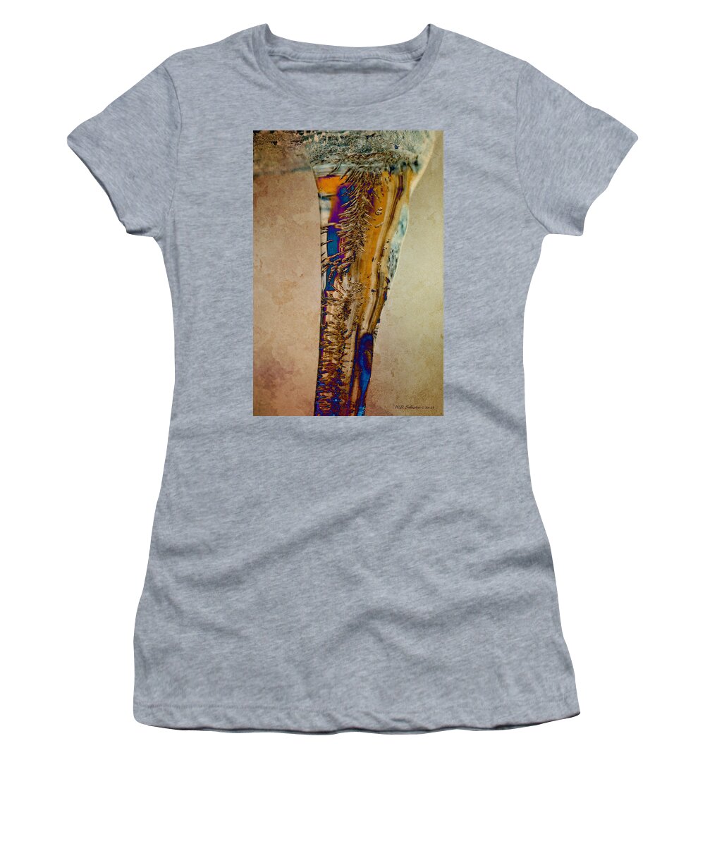 Ice Women's T-Shirt featuring the photograph Stalactite by WB Johnston