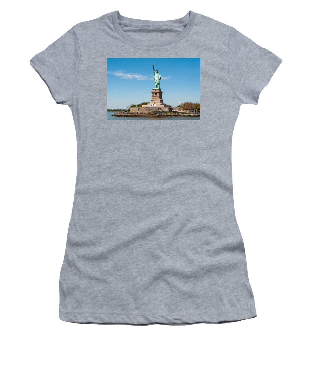 Statue Of Liberty Women's T-Shirt featuring the photograph Statue of Liberty by Anthony Sacco