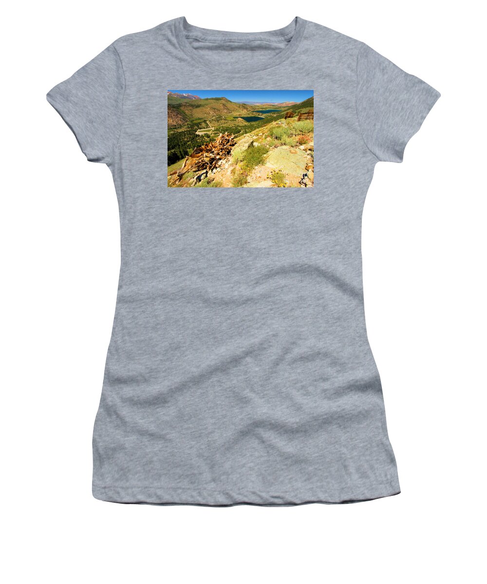 June Mountain Women's T-Shirt featuring the photograph Summer At June by Adam Jewell
