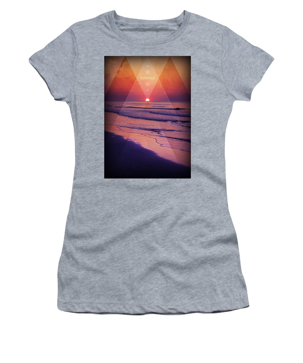 Sun Women's T-Shirt featuring the photograph Sunrise by Phil Perkins