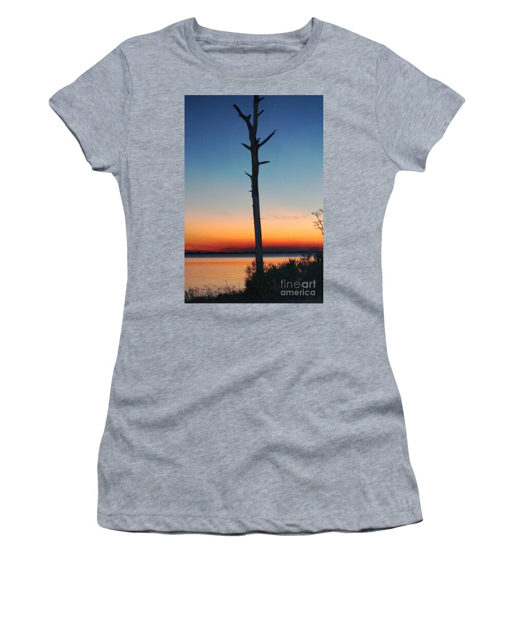 Sunset Women's T-Shirt featuring the photograph Sunset 45 by Michelle Powell