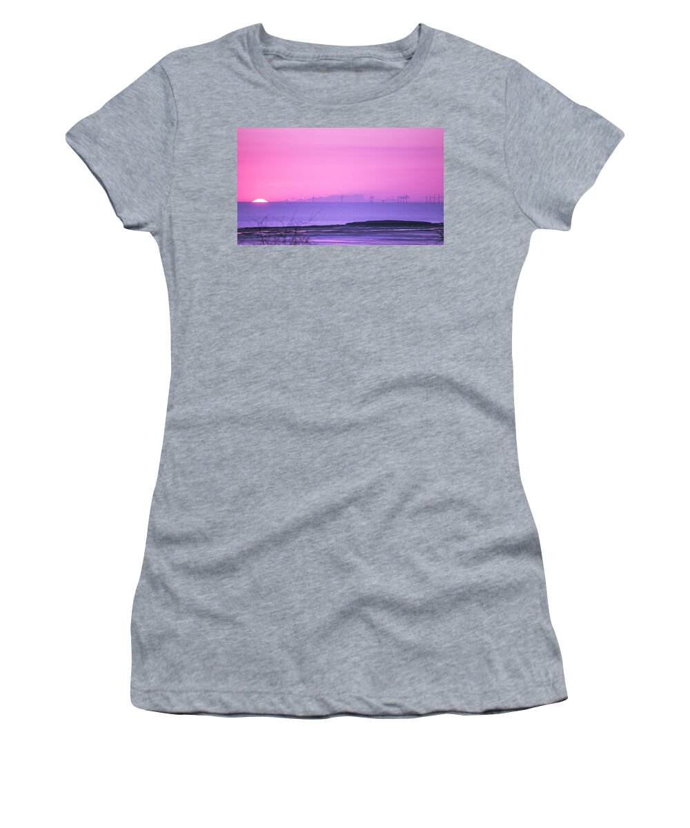 Spring Women's T-Shirt featuring the photograph Sunset by Spikey Mouse Photography