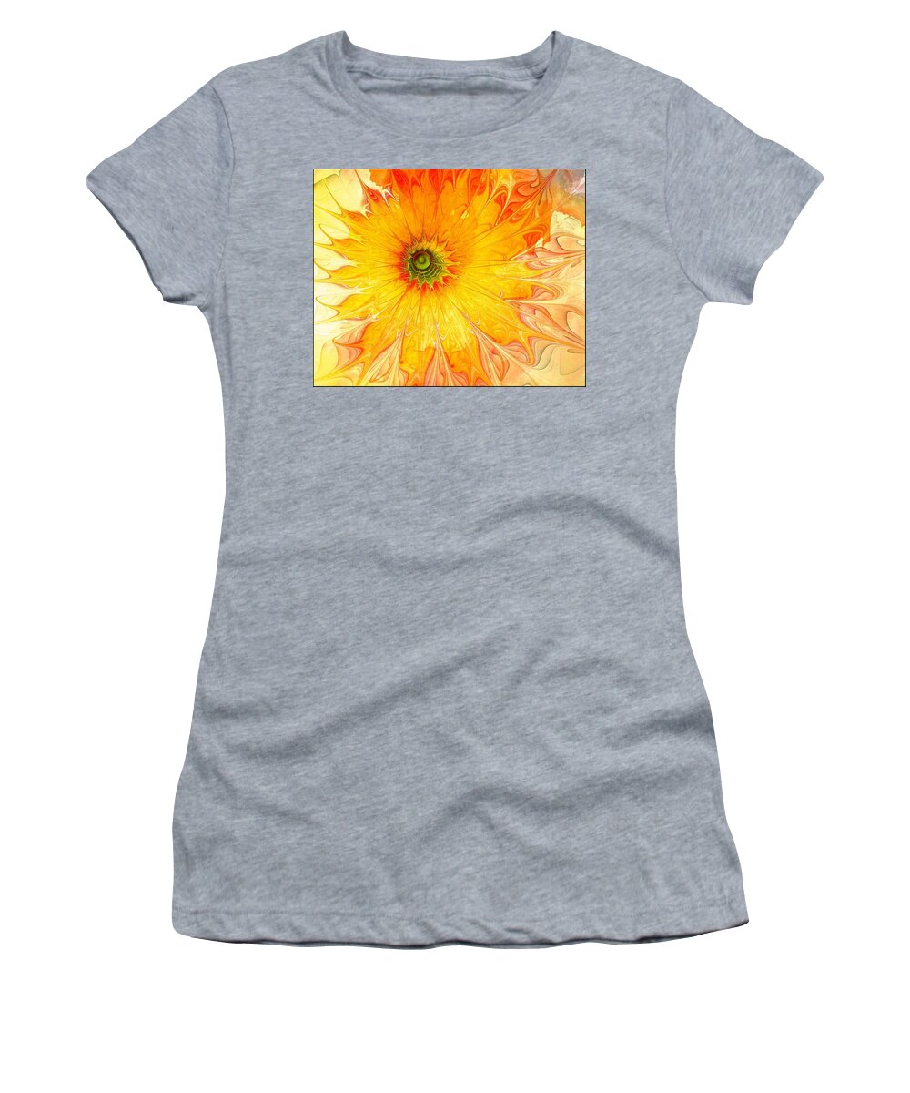 Digital Art Women's T-Shirt featuring the digital art Sunshine Mine by Amanda Moore