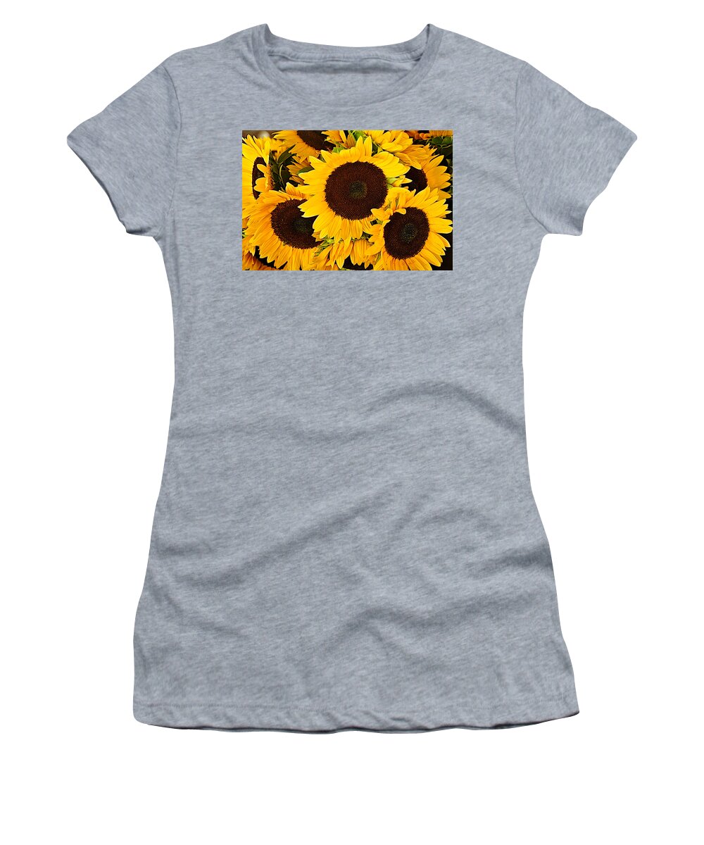 Photograph Women's T-Shirt featuring the photograph Sunshine Petals by Richard Gehlbach