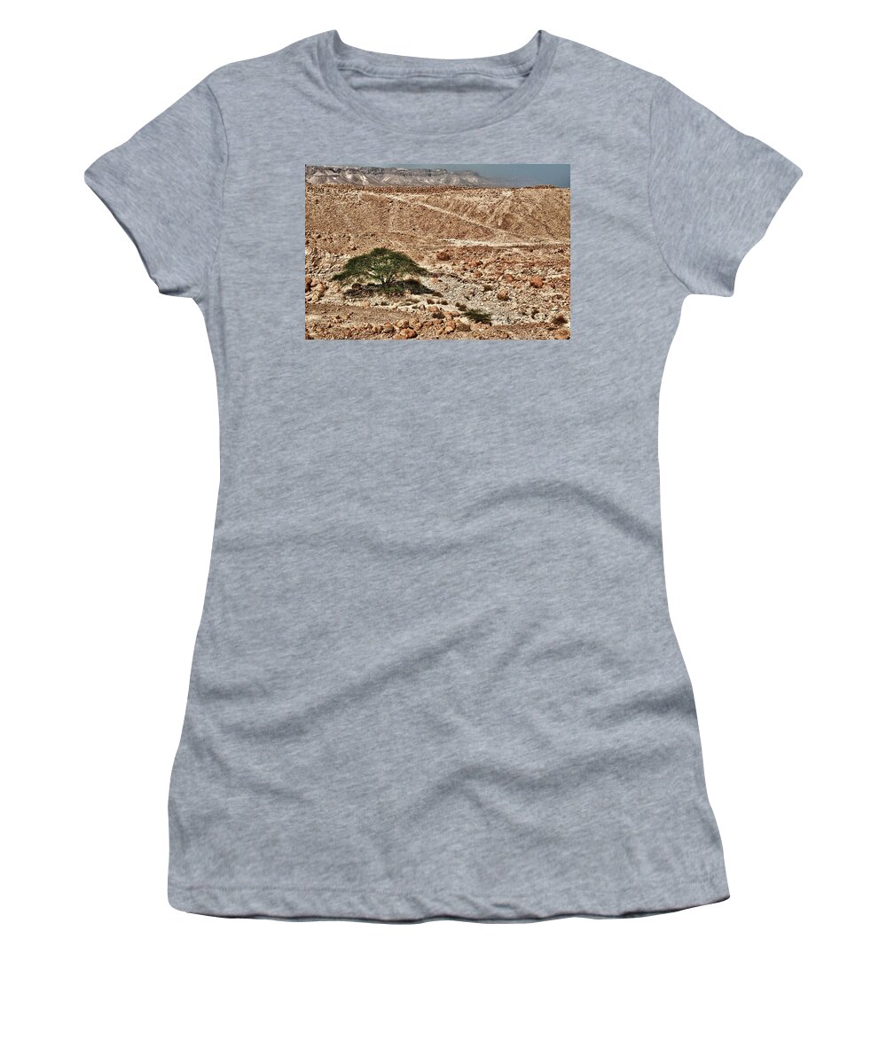 Israel Women's T-Shirt featuring the photograph Survival by Mark Fuller