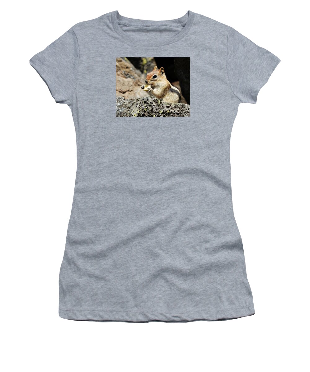 Animal Women's T-Shirt featuring the photograph Thank You For The Cracker by VLee Watson