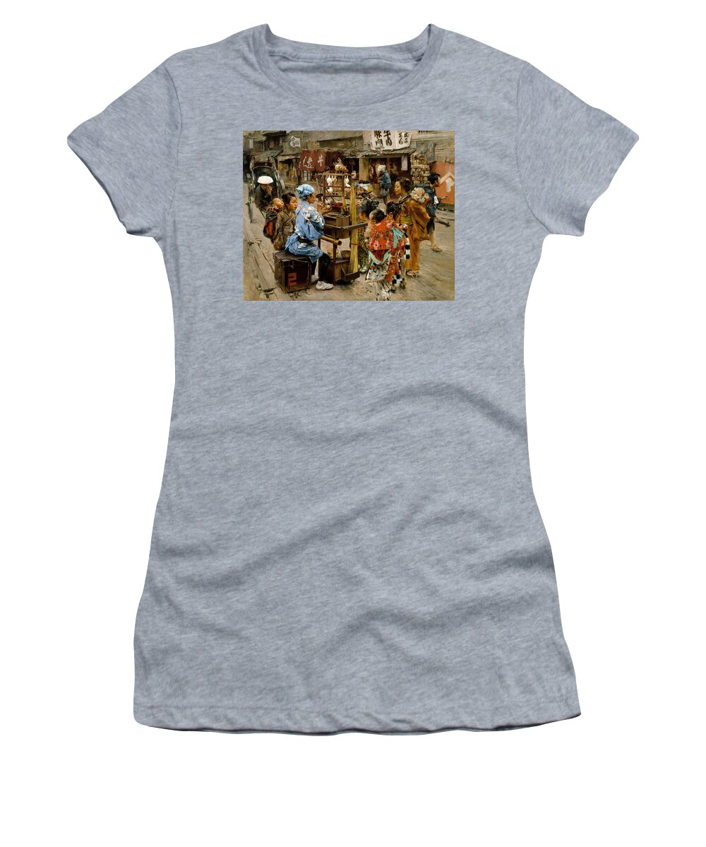 Robert Frederick Blum Women's T-Shirt featuring the painting The Ameya by Robert Frederick Blum