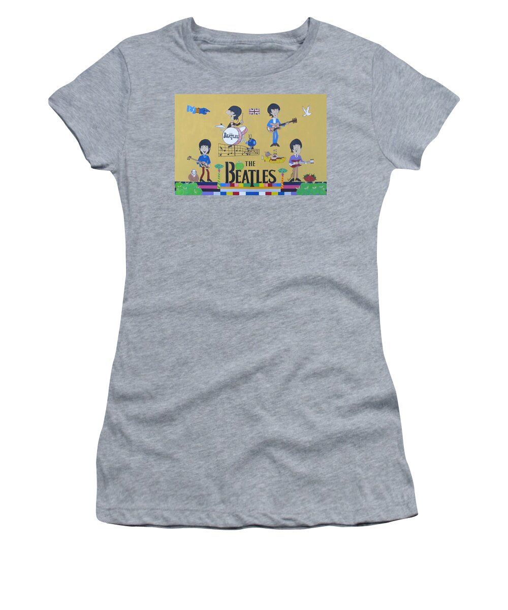 The Beatles Yellow Submarine Concert Women's T-Shirt by Donna Wilson -  Pixels