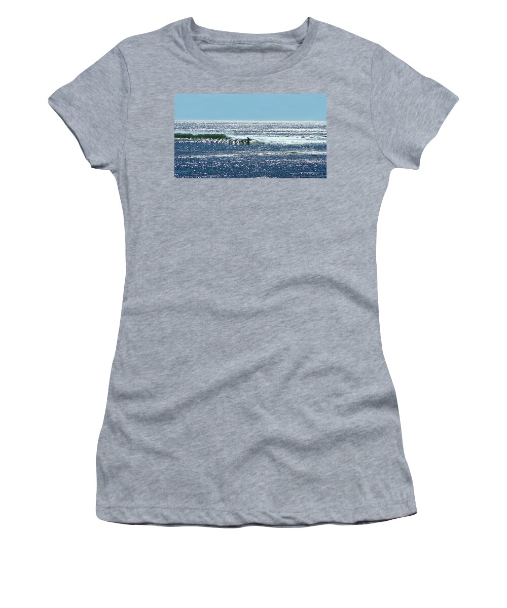 Hurricane Women's T-Shirt featuring the photograph Perfect Fit by Barbara S Nickerson