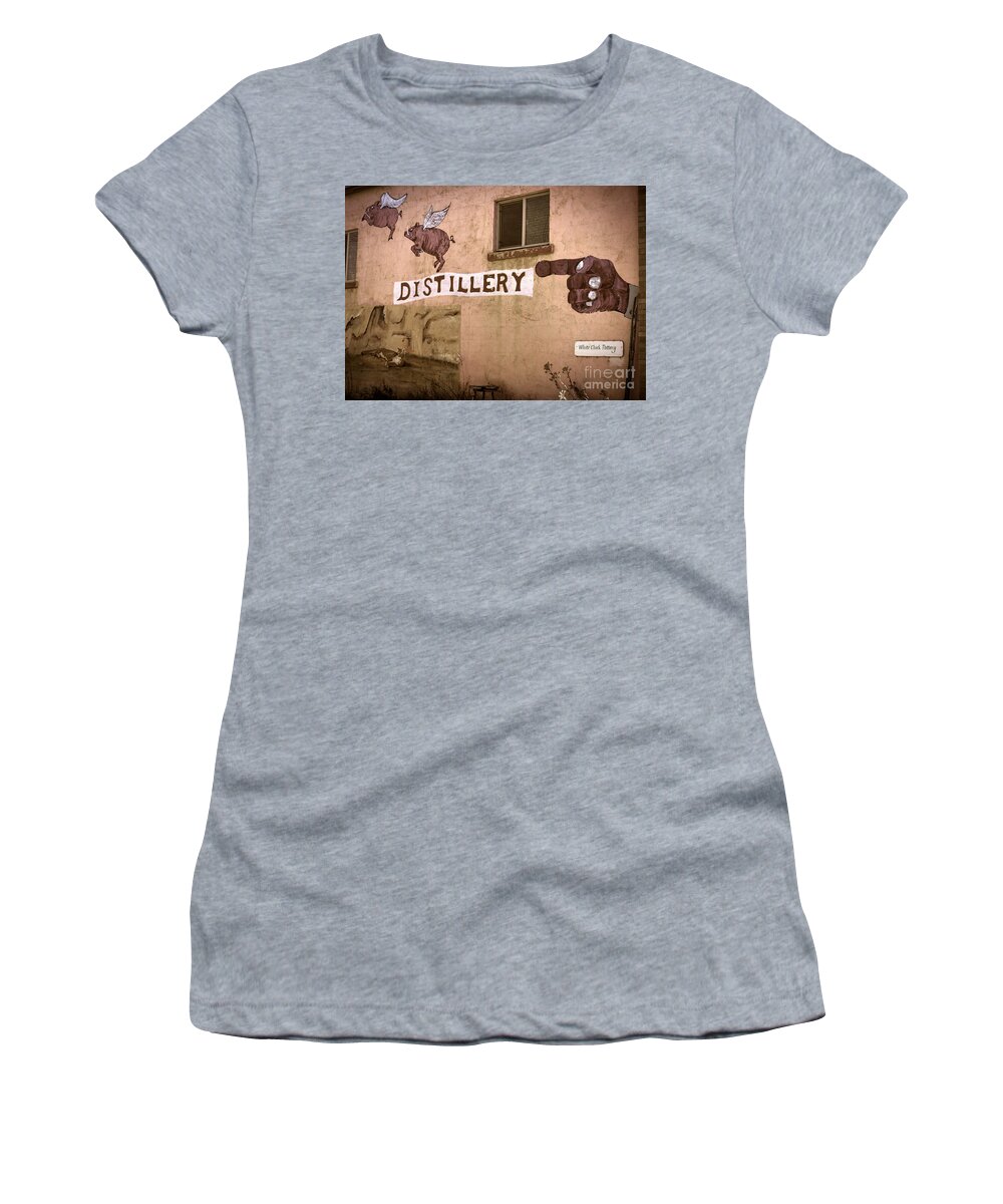 Distillery Women's T-Shirt featuring the photograph The Distillery by Janice Pariza