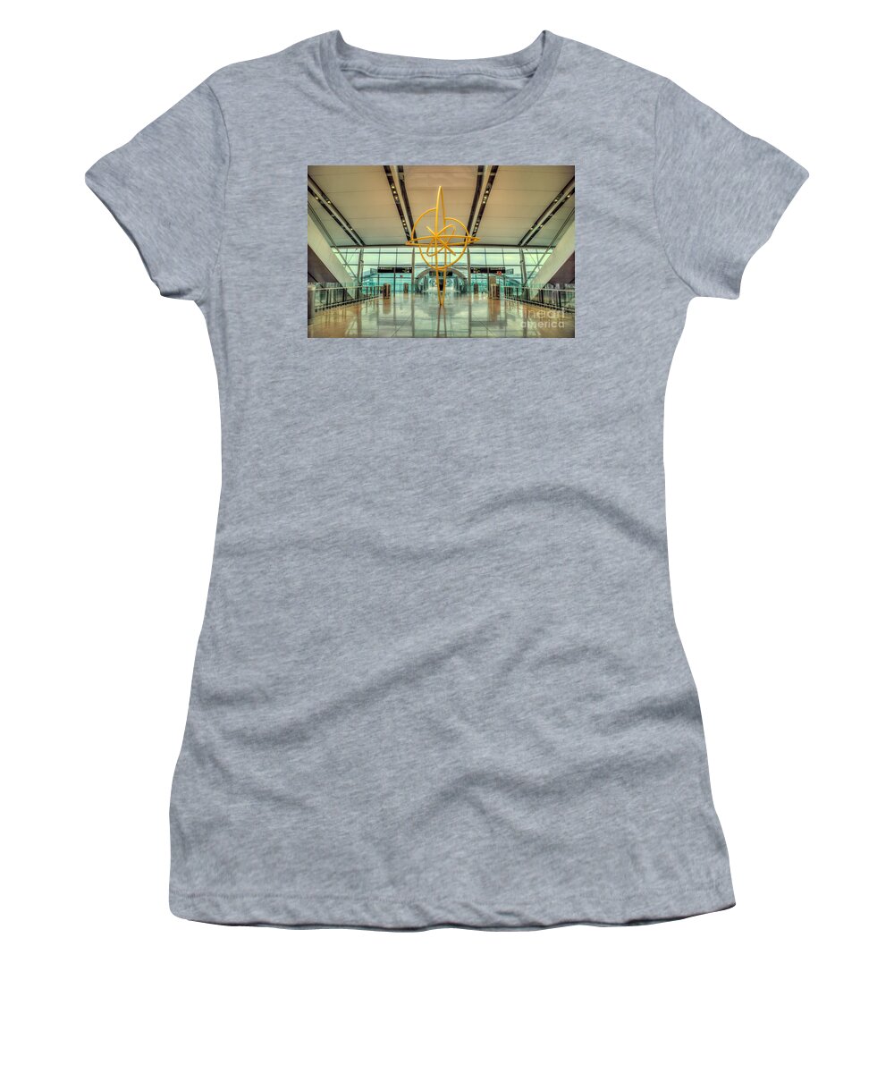 Dublin Women's T-Shirt featuring the photograph The Journey Home by Evelina Kremsdorf