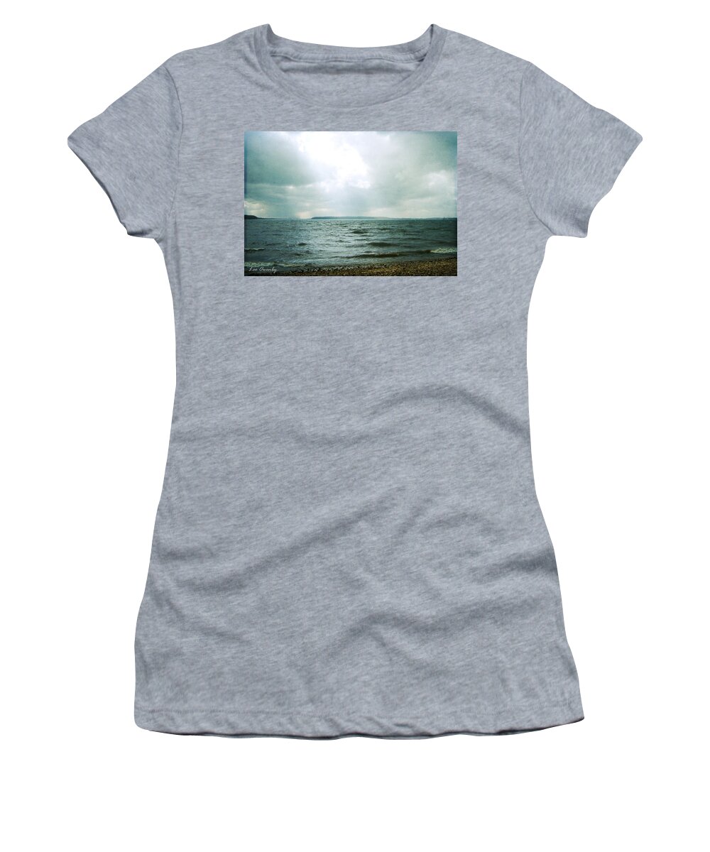 Lake Women's T-Shirt featuring the photograph The Lake by Lee Owenby