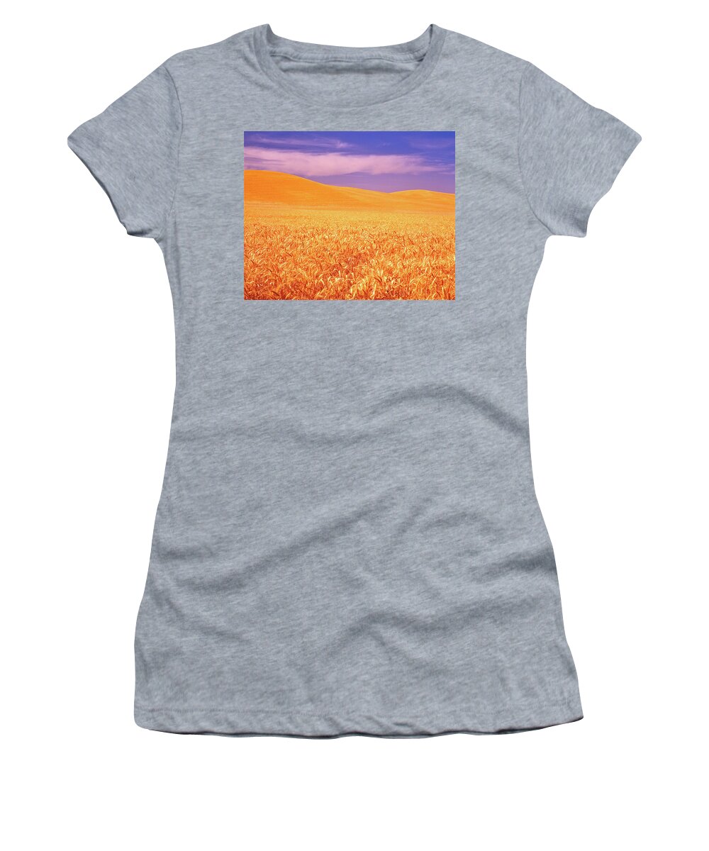 Steptoe Butte Women's T-Shirt featuring the photograph The Palouse Steptoe Butte by Ed Riche