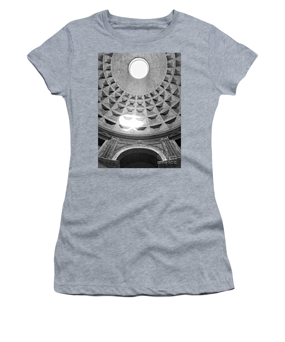 Amphitheater Women's T-Shirt featuring the photograph The Pantheon - Rome - Italy by Luciano Mortula