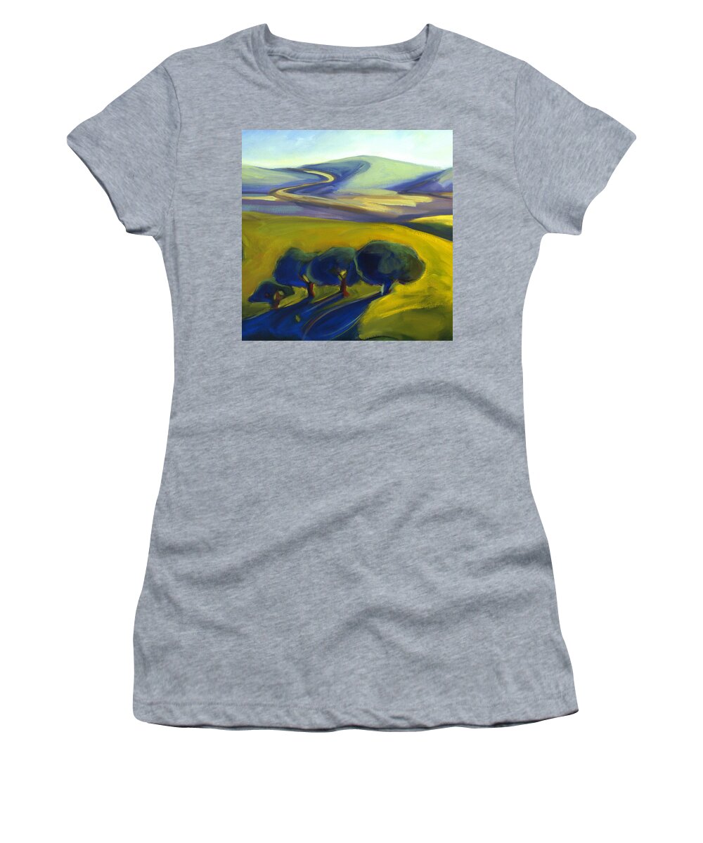 California Women's T-Shirt featuring the painting The Promise 2 by Konnie Kim