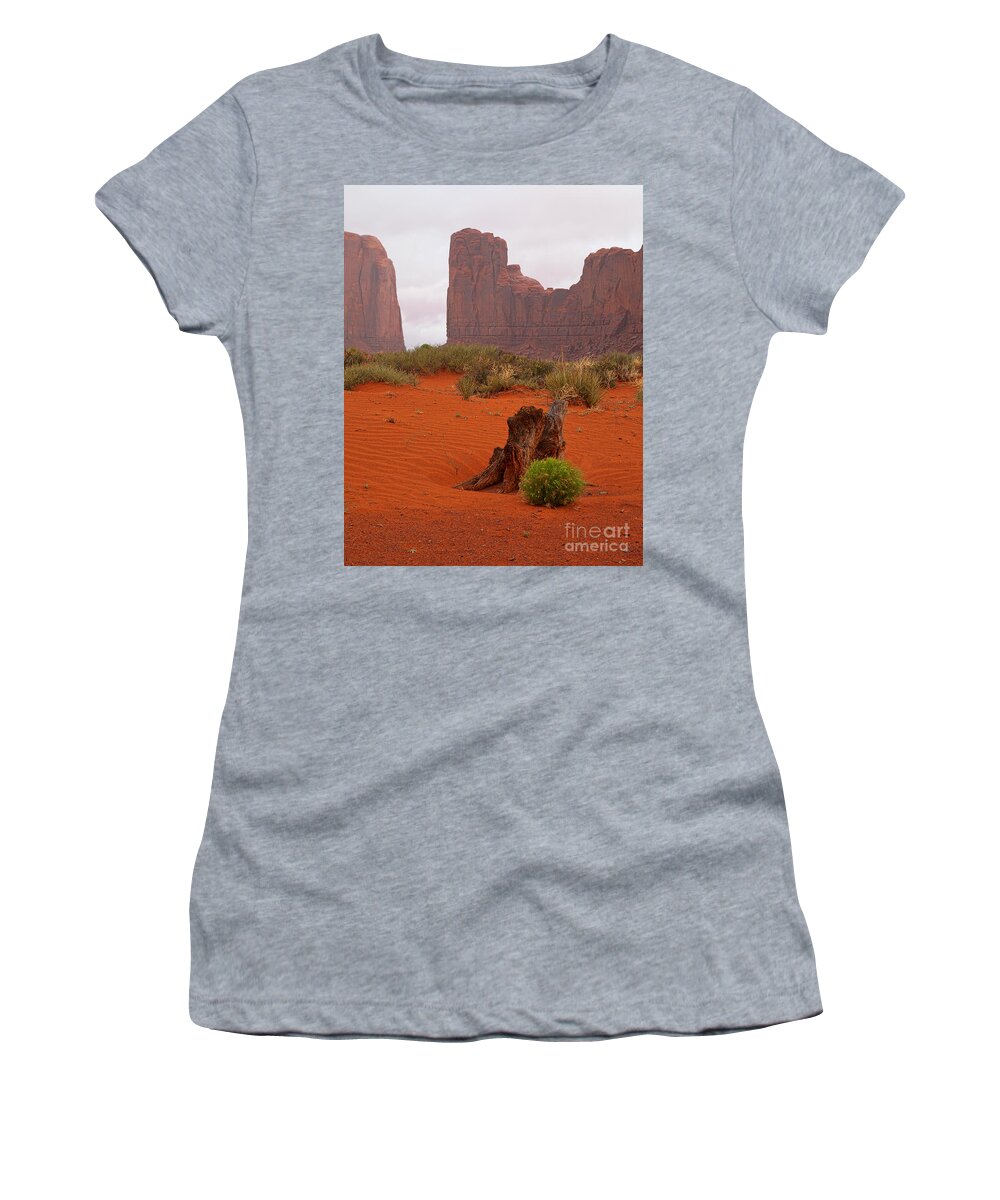 Red Soil Women's T-Shirt featuring the photograph The Red Land by Jim Garrison