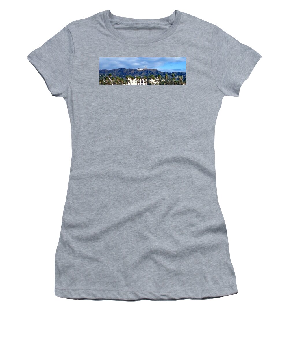 Hollywood Women's T-Shirt featuring the photograph The Sign by Denise Railey