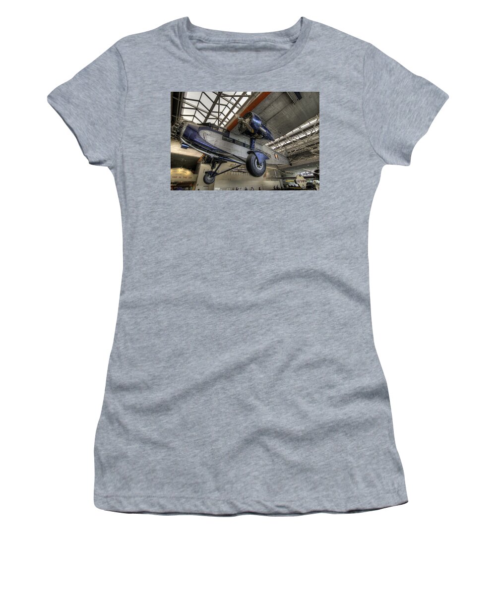 Airplane Women's T-Shirt featuring the photograph The Tin Goose by Tim Stanley