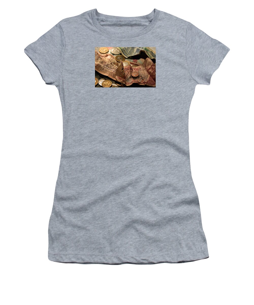 Change Women's T-Shirt featuring the photograph The Traveller's Nightstand by Trish Mistric