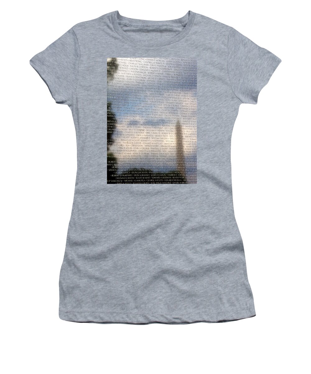 Jemmy Archer Women's T-Shirt featuring the photograph The Wall by Jemmy Archer