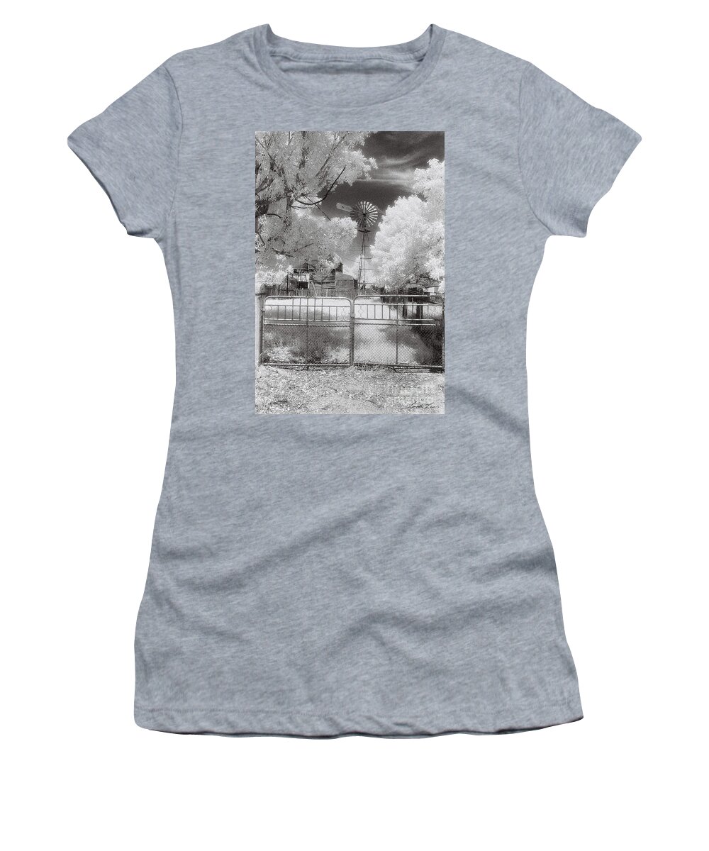 Infrared Women's T-Shirt featuring the photograph There's no place like home by Linda Lees