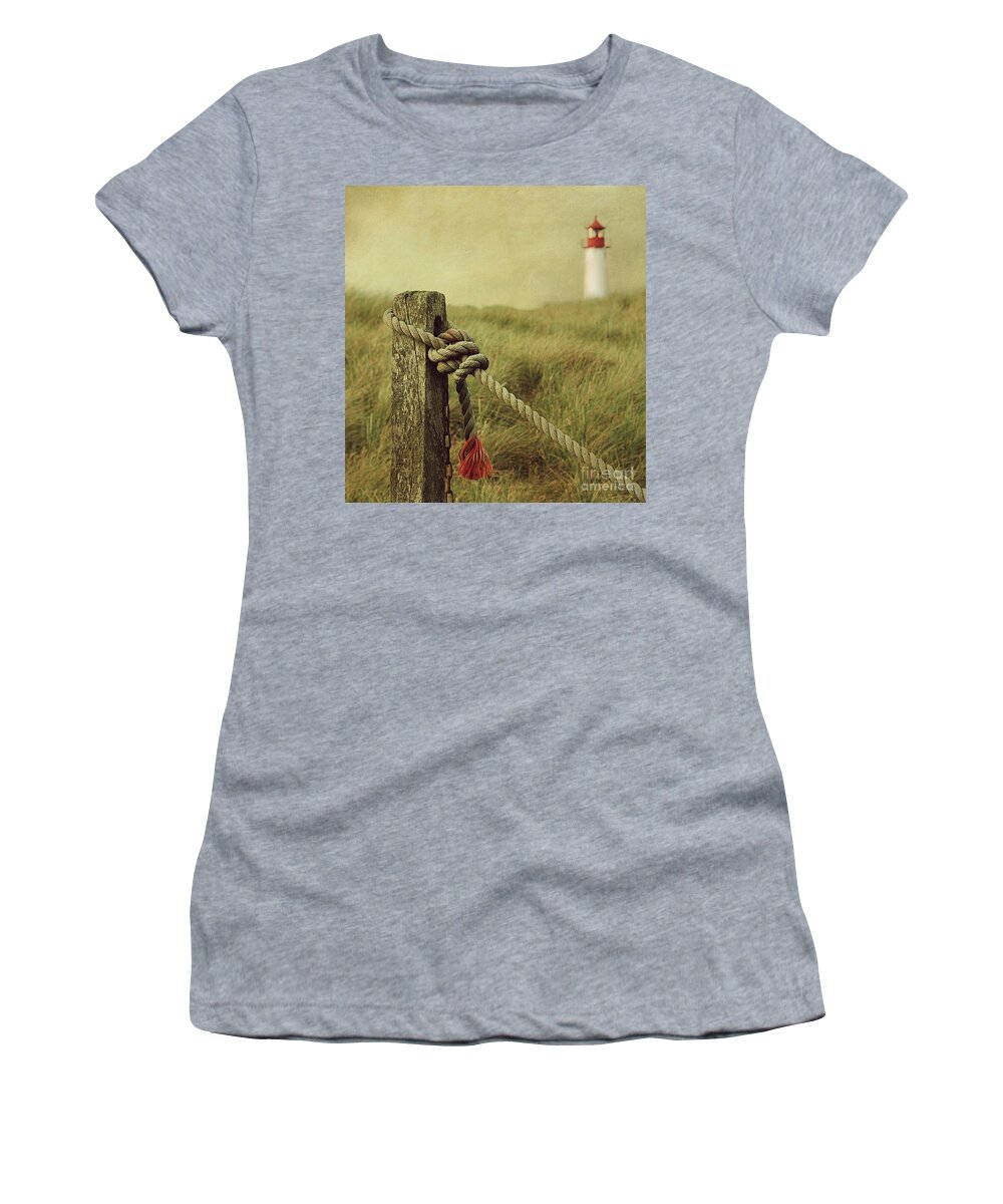 Lighthouse Women's T-Shirt featuring the photograph To The Lighthouse by Hannes Cmarits