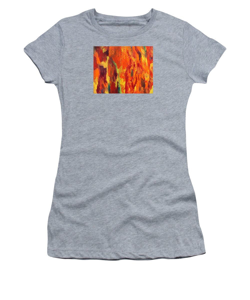 Fusionart Women's T-Shirt featuring the painting Tomorrow by Ralph White