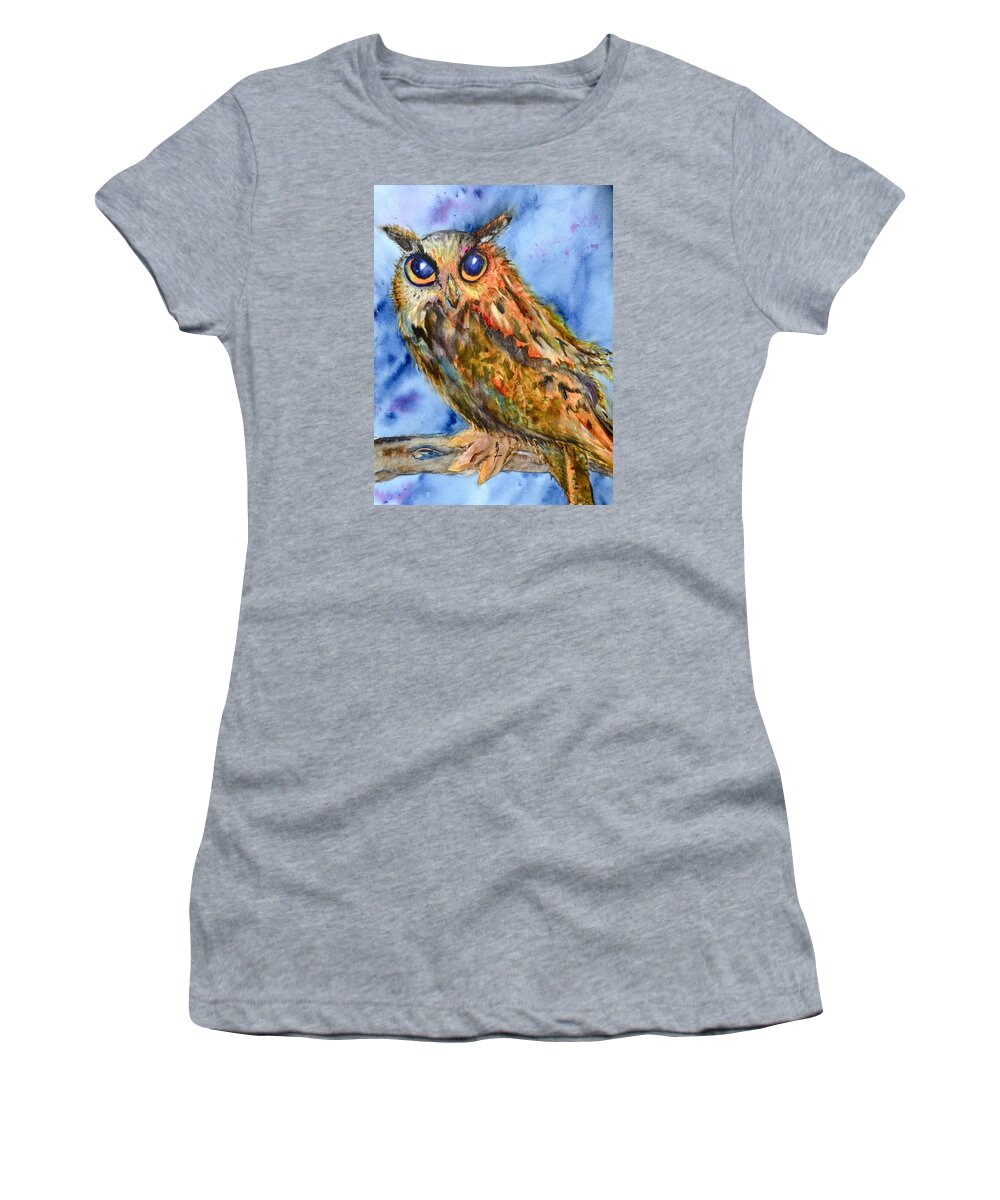 Too Cute Women's T-Shirt featuring the painting Too Cute by Beverley Harper Tinsley