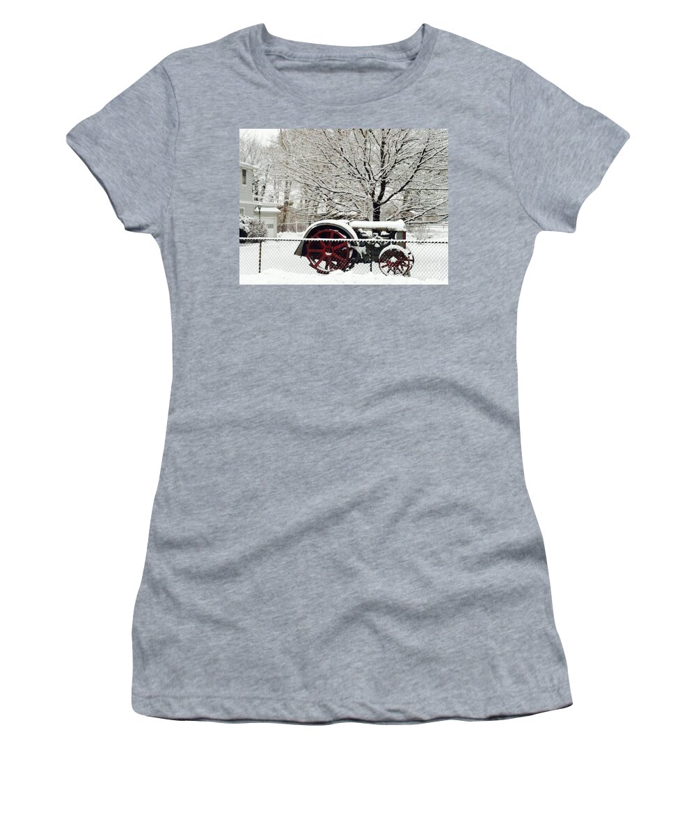 Tractor Women's T-Shirt featuring the photograph Tractor by Michael Krek
